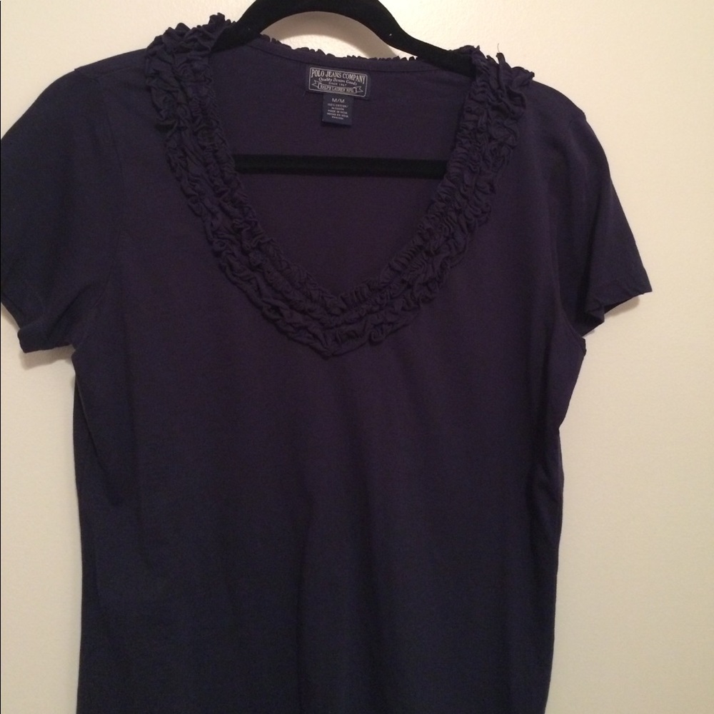 Ralph Lauren Tee  Navy blue V-Neck