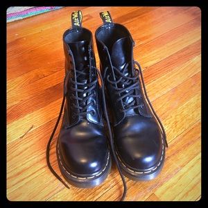 Black Doc Martins Almost Brand New