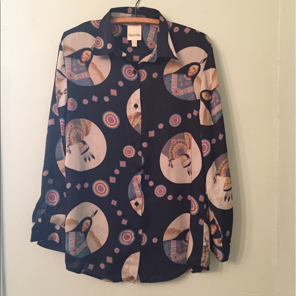 Nom De Plume Urban Outfitters Printed Shirt