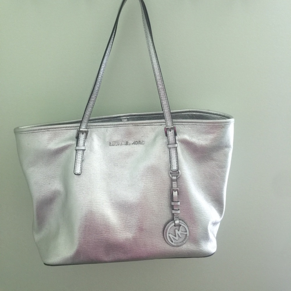 Silver MK Purse