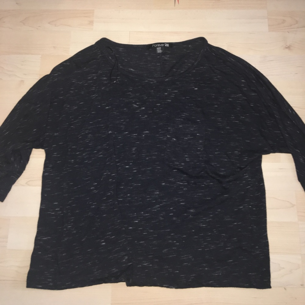 black 3/4 length sleeve