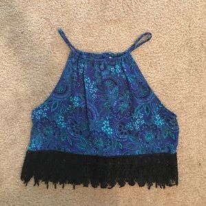 Staring at Stars Urban Outfitters Boho Crop Top