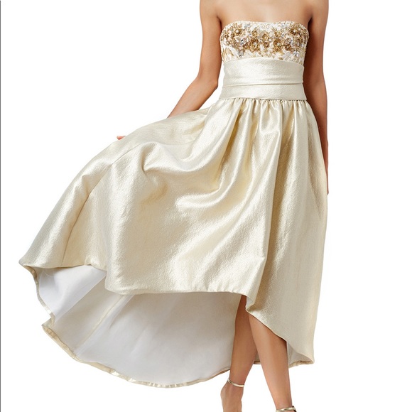 Marchesa Notte High Low Gown - Picture 1 of 4