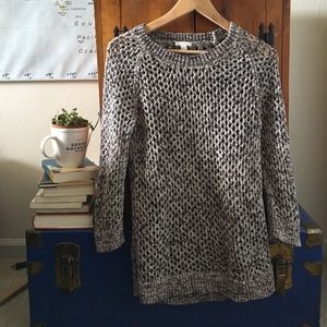 Brown marbled Gap Open stitch sweater