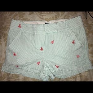 J.Crew Factory lobster shorts