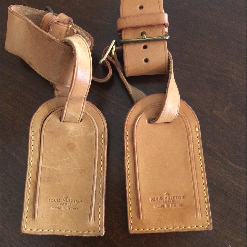 Louis Vuitton luggage tag