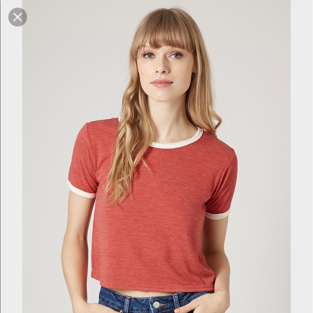 Topshop Cropped Tee