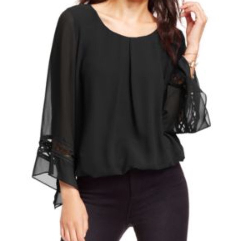 Black As Night Top