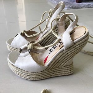 Cute Lace up wedges