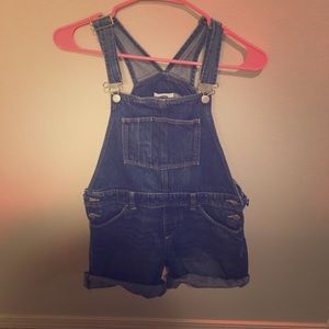 Denim overalls