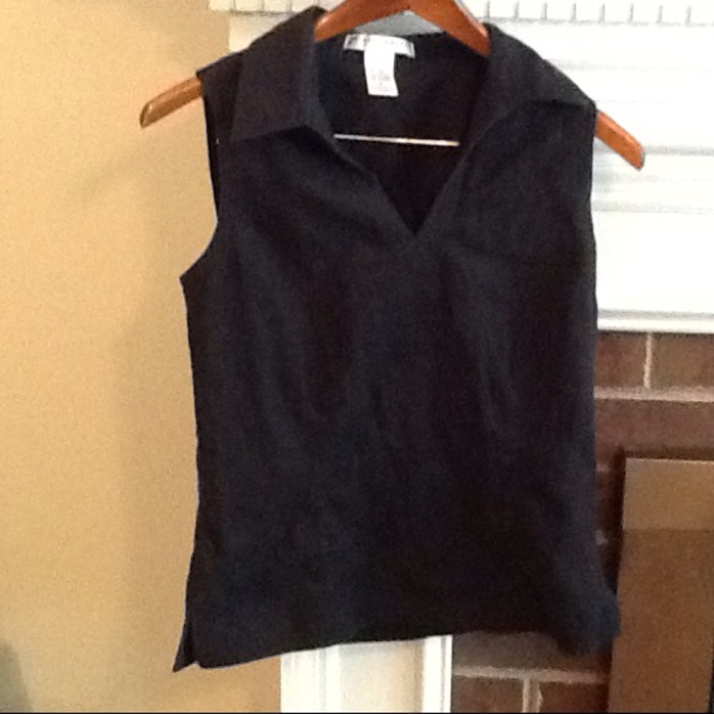 Geoffrey Beene Sport black sleeveless top