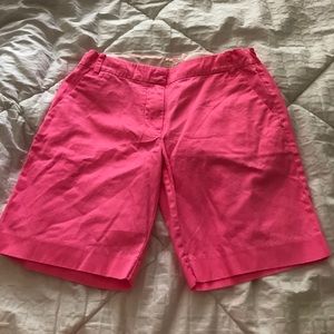 Pink J. Crew shorts