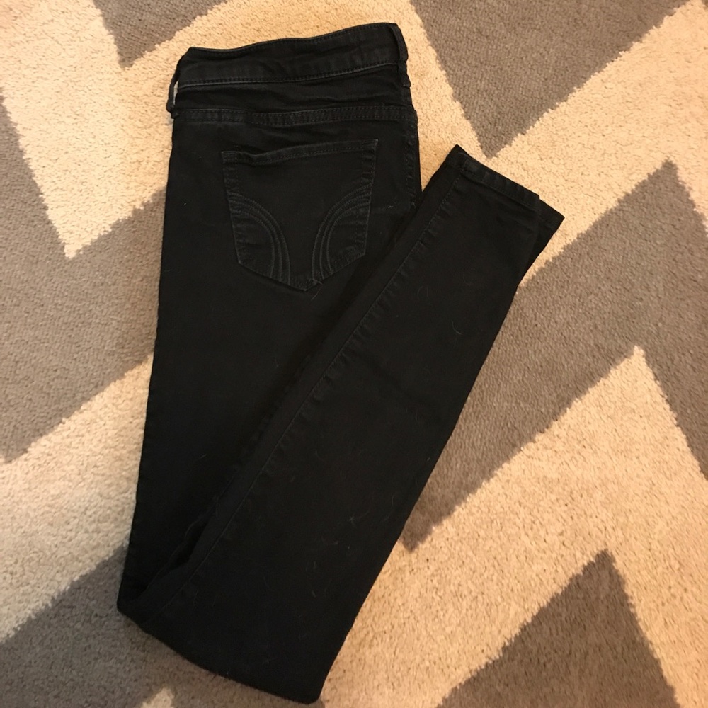 Black Super Skinny Hollister Jeans
