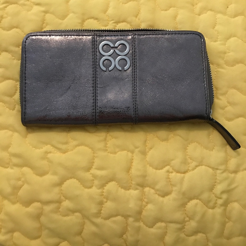 Coach metallic wallet