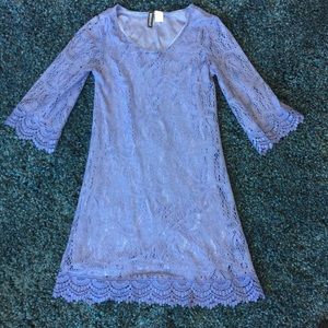 Purple/blue lace dress