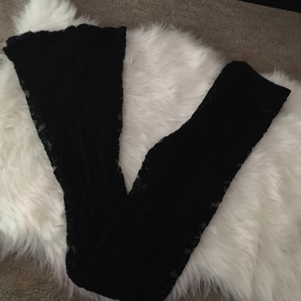 Show me your mumu lace black bell bottoms