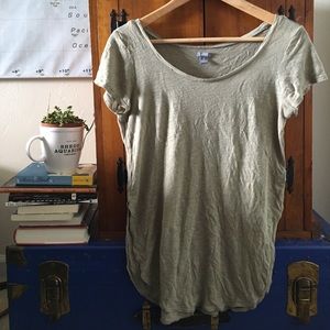 Olive green aerie jegging t-shirt