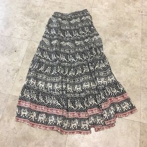 Tolani silk maxi skirt. Medium, nwt.