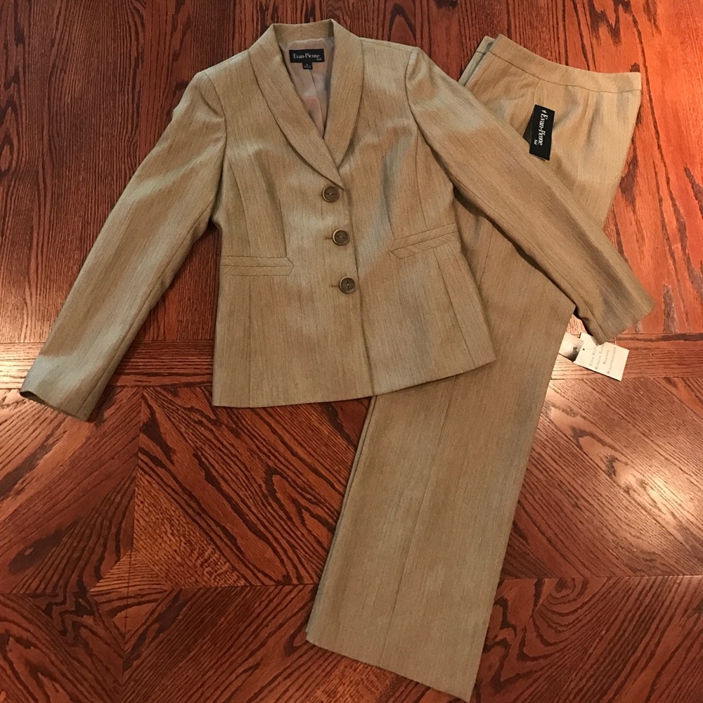NWT Evan Picone Pant Suit 6