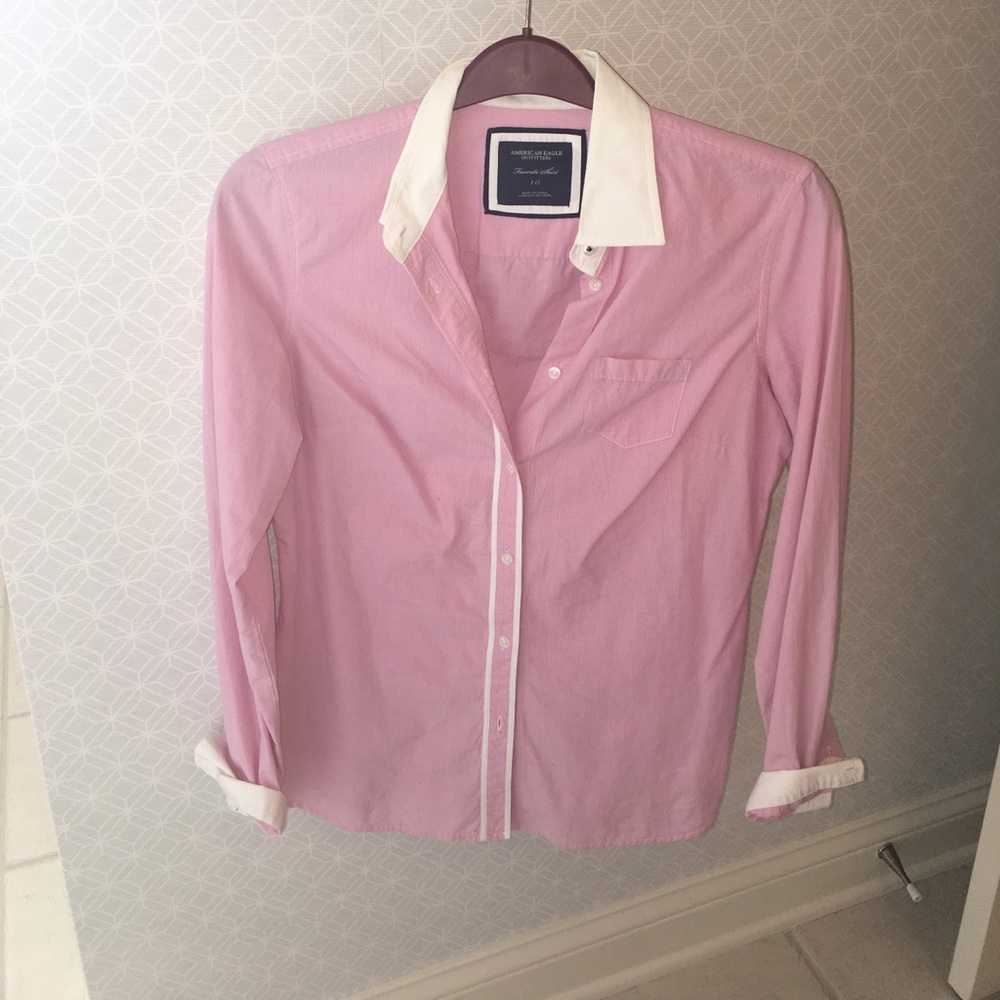 american eagle womens button up