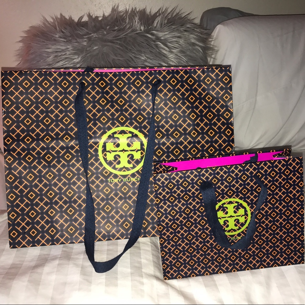 Tory Burch shopping bags (2)