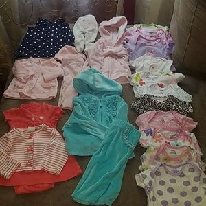 NB baby girl 21 pcs. bundle