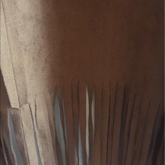 Brand new with tags, suede jacked with fringe - Picture 2 of 4