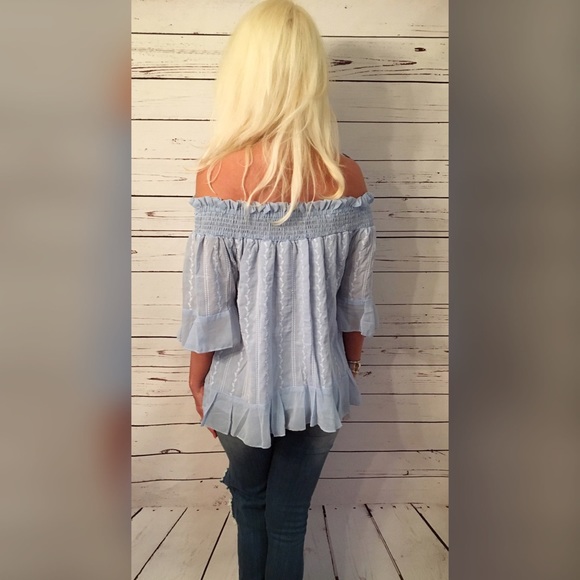 Stunning ruffle detail off shoulder top - Picture 3 of 3