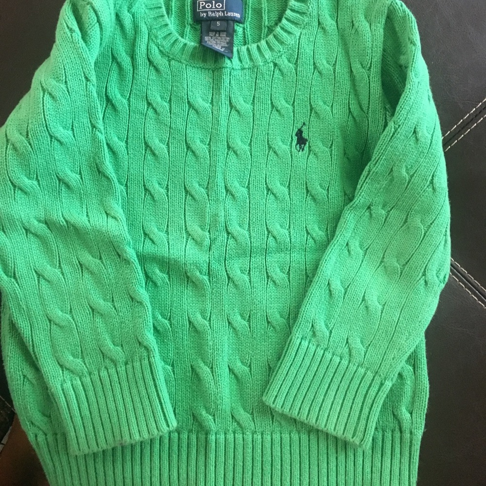 Child Polo Sweater Size 5