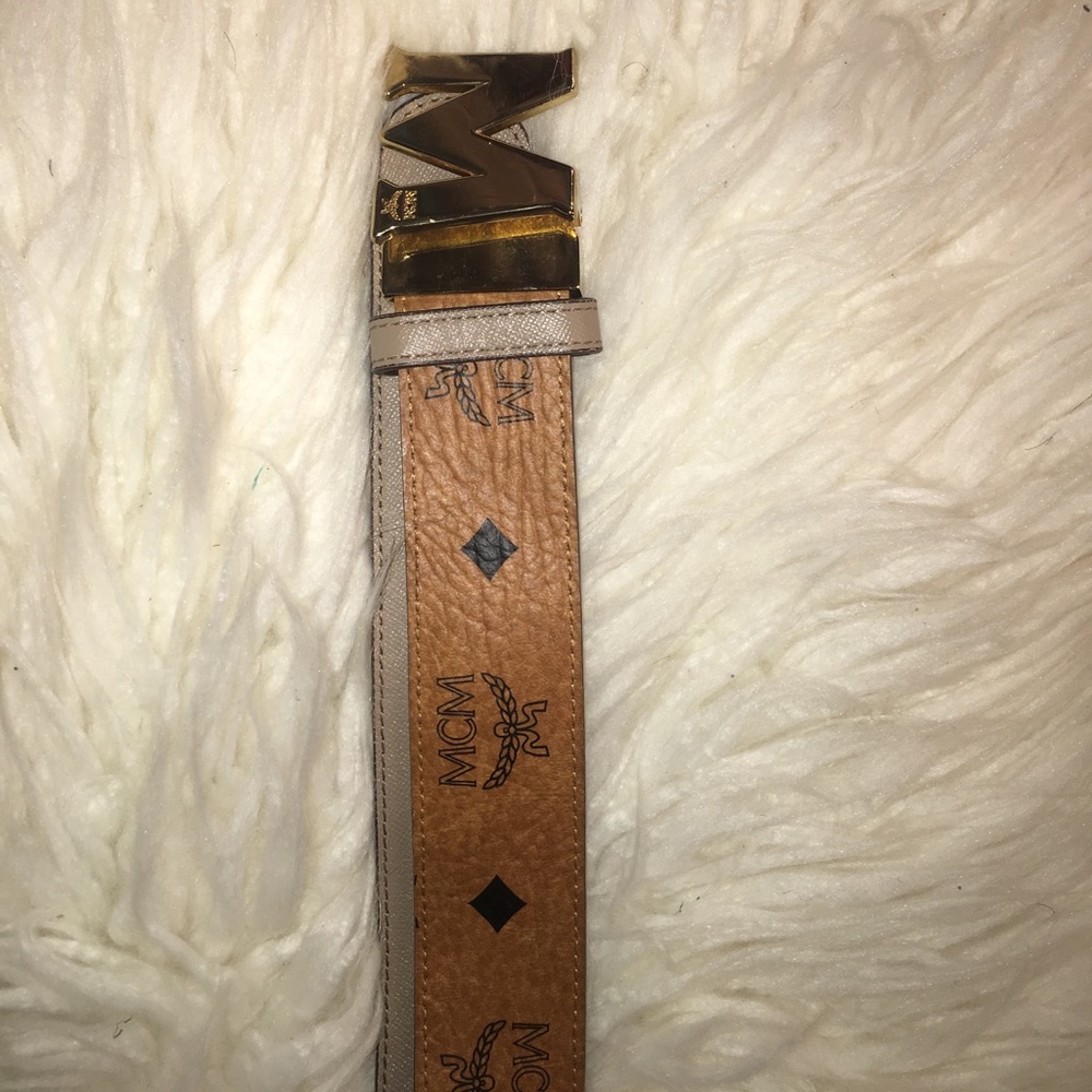 Authentic Reversible MCM Belt
