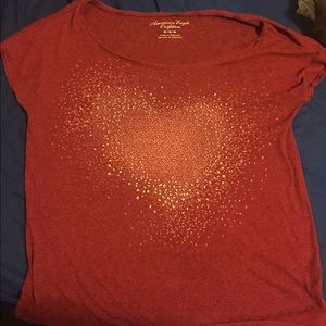 Red American Eagle top