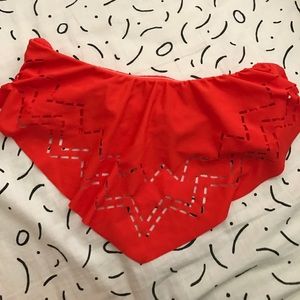 S/P Red/orange Mossimo bikini top