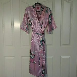 Kimono style long robe, size S