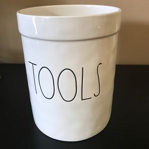 Rae Dunn tools canister