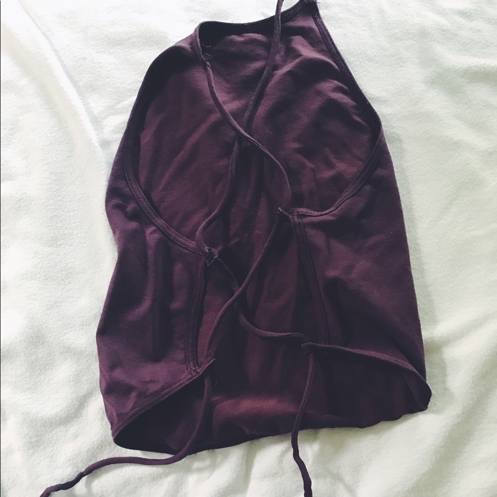 Free People Tight Halter with Crossed open back