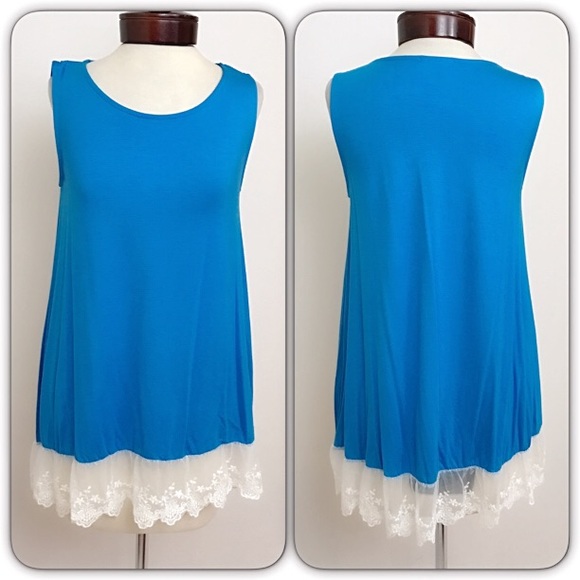 Ruffle Hem Tunic Tank Top SMLXL Sold - Picture 2 of 5