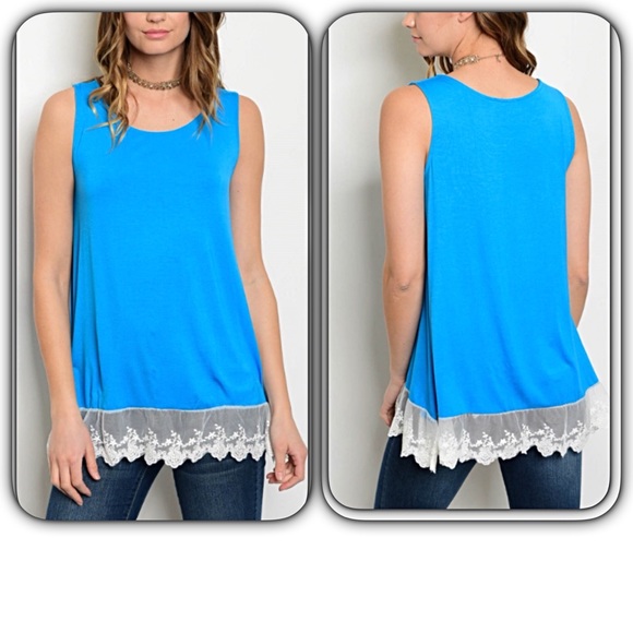 Ruffle Hem Tunic Tank Top SMLXL Sold - Picture 3 of 5