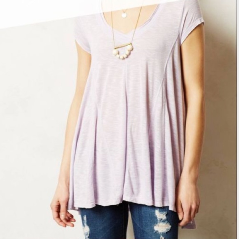 Anthropologie Pure + Good Del Mar Tunic in Purple