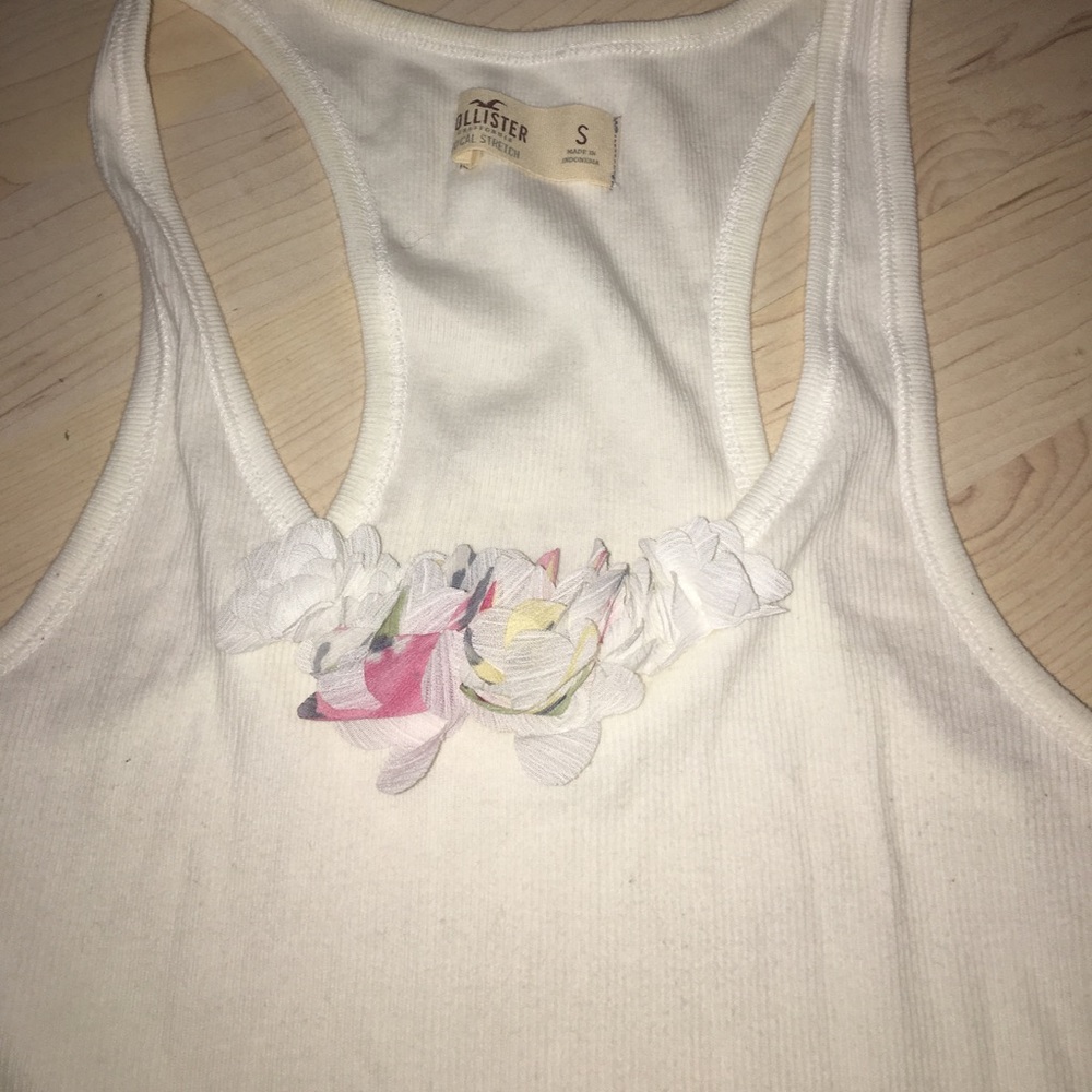 white tank top