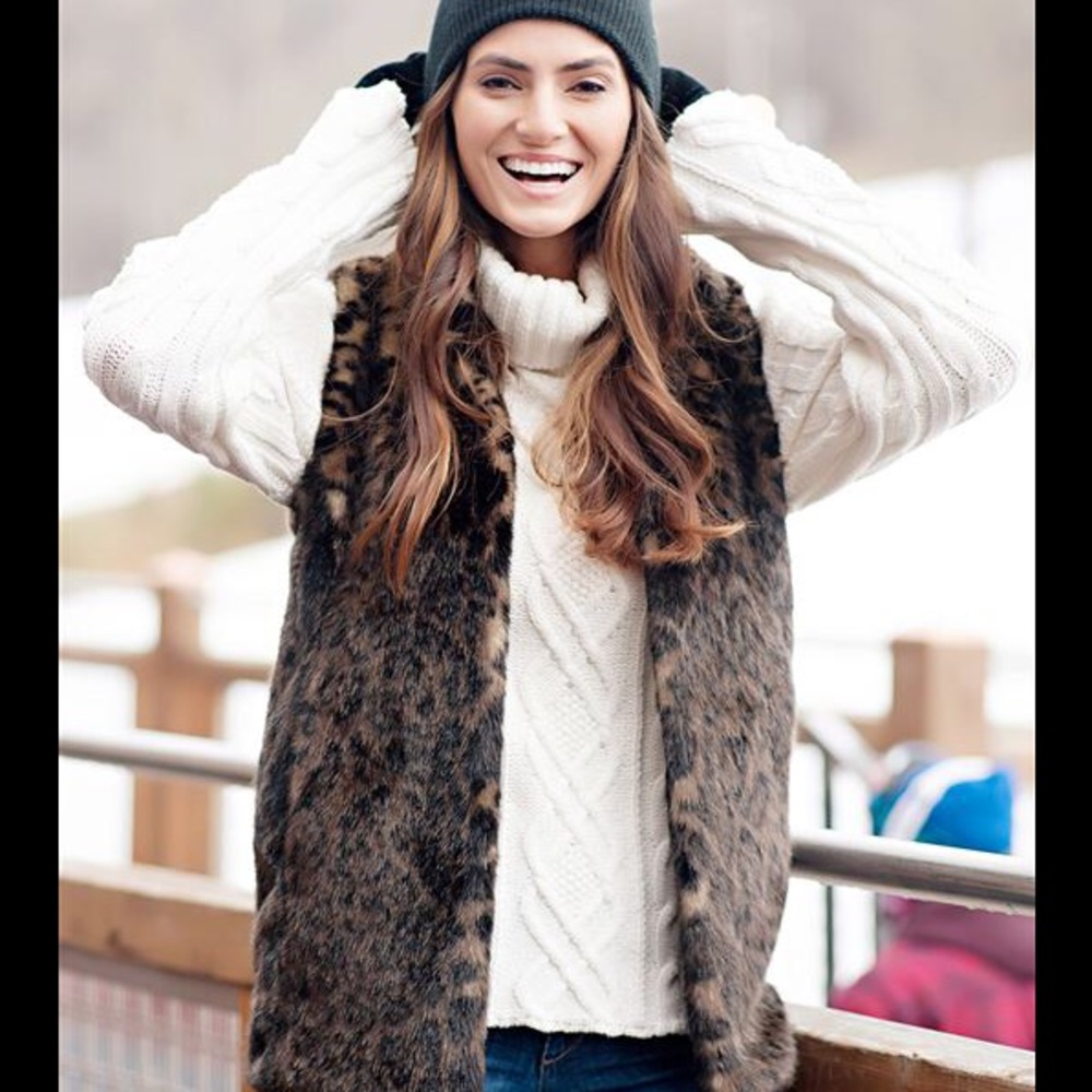 Fabulous Furs (Faux) Leopard Vest
