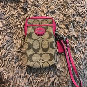Coach wristlet