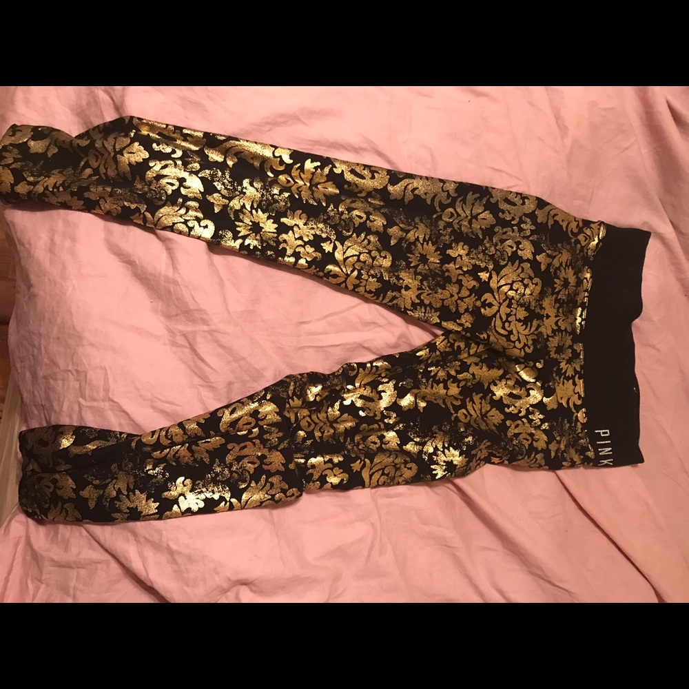 Gold leggings