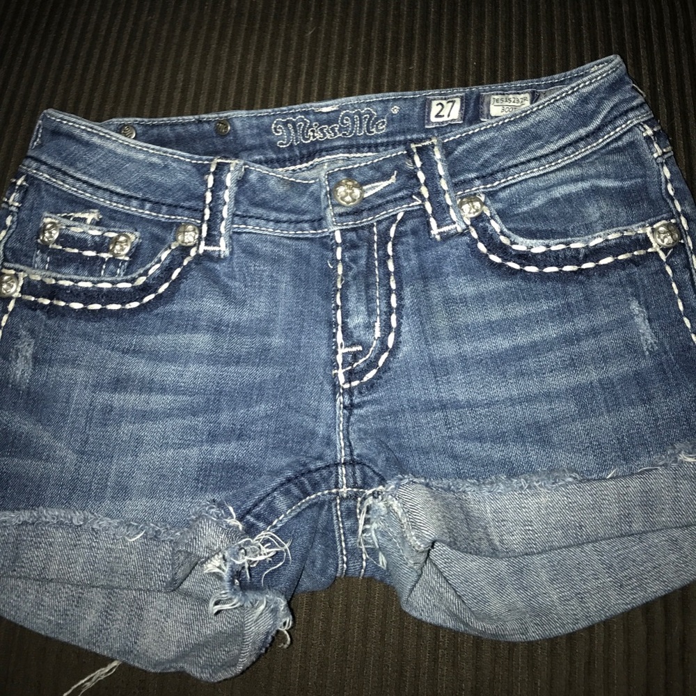 Miss me cut off jeans shorts