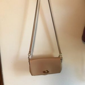 Nude Coach Crossbody Purse