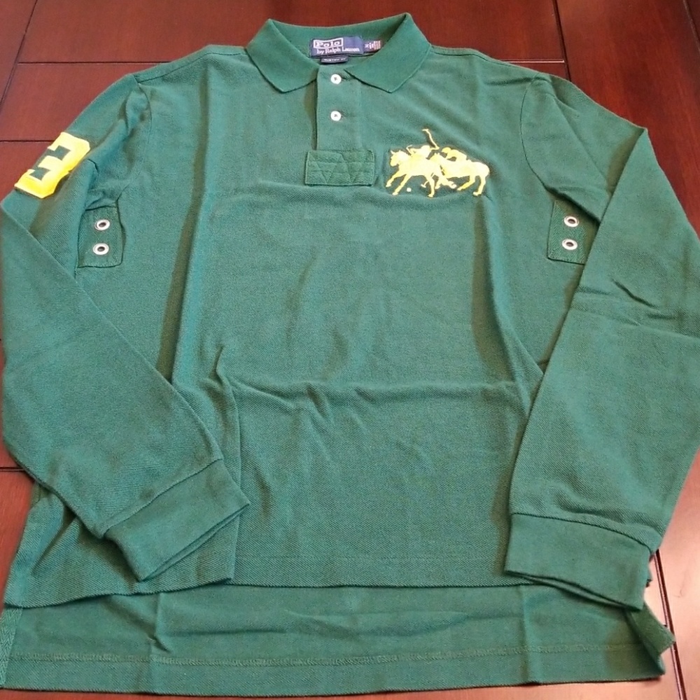 Polo Ralph Lauren custom fit LS mesh, medium