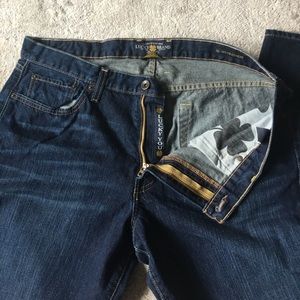 Men's Lucky Denim Jeans. 36 x 32