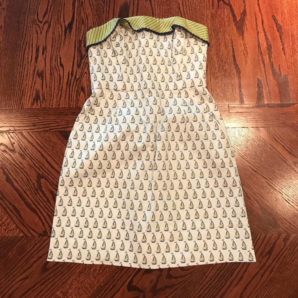 NWT VINEYARD VINES STRAPLESS DRESS 8