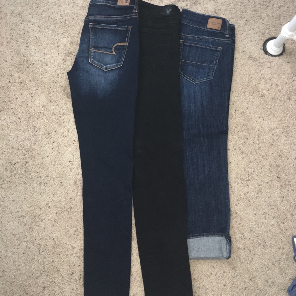 AMERICAN EAGLE JEGGINGS AND CAPRIS