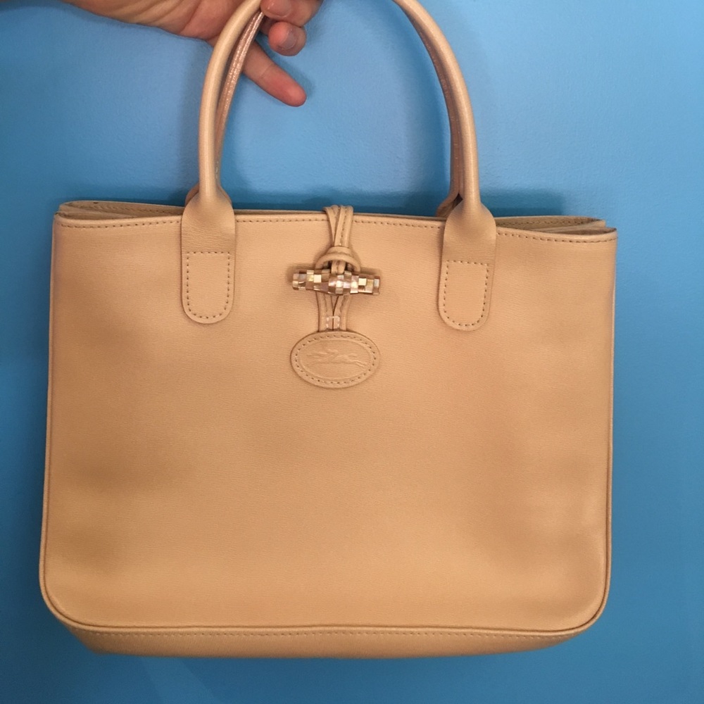 Longchamp Roseau Bag with Mother of Pearl Toggle