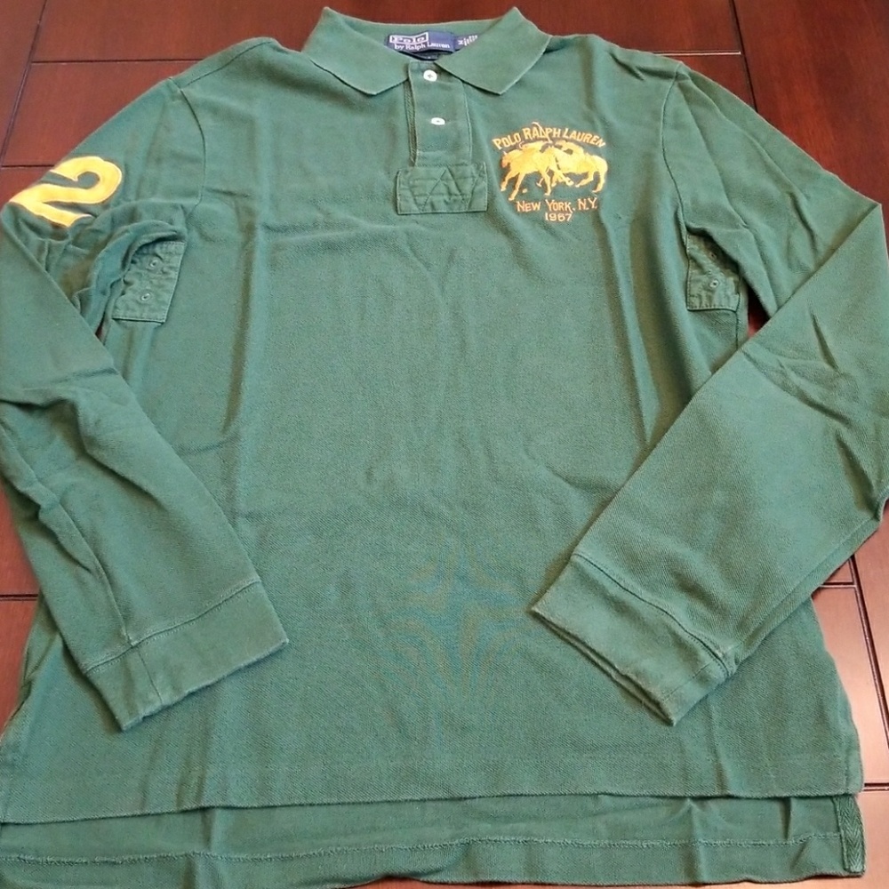 Polo Ralph Lauren custom fit LS Mesh medium